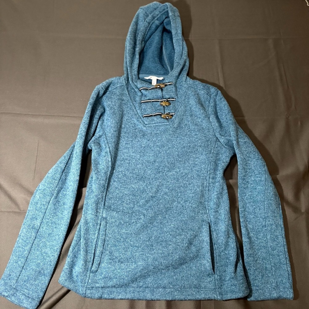 Southern Tide Hoodie Womens XS Blue Lizzie Fleece Warm Cozy Outdoor Pullover